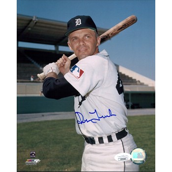 Dick Tracewski Detroit Tigers Signed 8x10 Glossy Photo JSA Authenticated