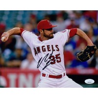 Nick Tropeano Los Angeles Angels Signed 8x10 Matte Photo JSA Authenticated