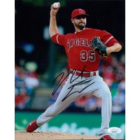 Nick Tropeano Los Angeles Angels Signed 8x10 Matte Photo JSA Authenticated