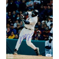 Mo Vaugh Boston Red Sox Signed 8x10 Glossy Photo JSA Authenticated