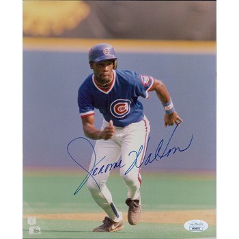 Jerome Walton Chicago Cubs Signed 8x10 Glossy Photo JSA Authenticated