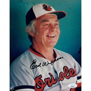 Earl Weaver Baltimore Orioles Signed 8x10 Glossy Photo JSA Authenticated