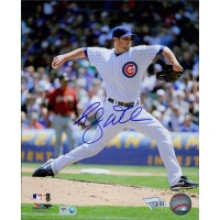 Randy Wells Chicago Cubs Signed 8x10 Glossy Photo MLB Authenticated