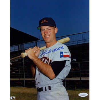 Mike White Houston Colt .45s Astros Signed 8x10 Glossy Photo JSA Authenticated