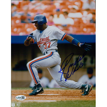 Rondell White Montreal Expos Signed 8x10 Glossy Photo JSA Authenticated Rondell White Montreal Expos Signed 8x10 Glossy Photo JSA Authenticated