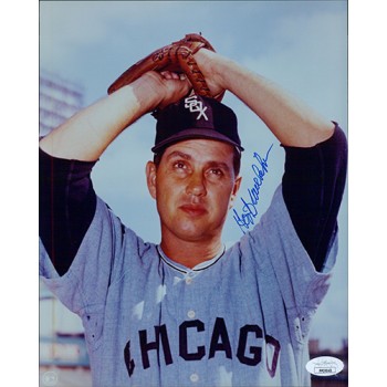 Hoyt Wilhelm Chicago White Sox Signed 8x10 Glossy Photo JSA Authenticated