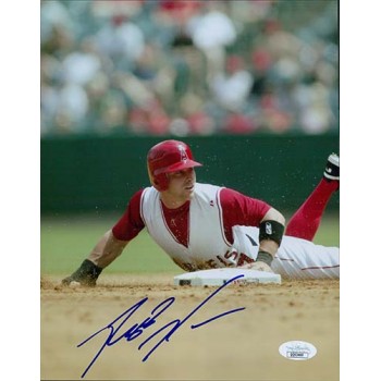 Reggie Willits Anaheim Angels Signed 8x10 Glossy Photo JSA Authenticated