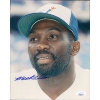 Mookie Wilson Toronto Blue Jays Signed 8x10 Glossy Photo JSA Authenticated