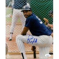 Dave Winfield New York Yankees Signed 8x10 Glossy Photo JSA Authenticated