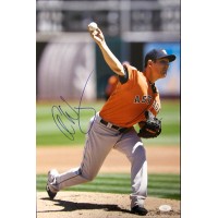 Asher Wojciechowski Houston Astros Signed 12x18 Glossy Photo JSA Authenticated