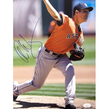 Asher Wojciechowski Houston Astros Signed 12x18 Glossy Photo JSA Authenticated