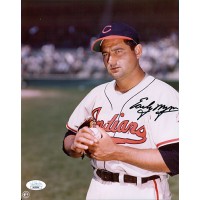 Early Wynn Cleveland Indians Signed 8x10 Glossy Photo JSA Authenticated