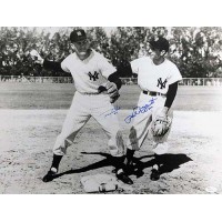 New York Yankees Phil Rizzuto & Tony Kubek Signed 16x20 Photo JSA Authenticated