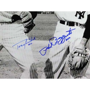 New York Yankees Phil Rizzuto & Tony Kubek Signed 16x20 Photo JSA Authenticated