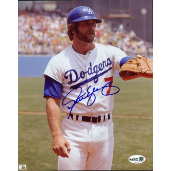 Steve Yeager Los Angeles Dodgers Signed 8x10 Glossy Photo JSA Authenticated Steve Yeager Los Angeles Dodgers Signed 8x10 Glossy Photo JSA Authenticated