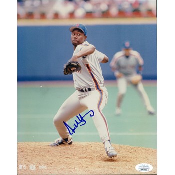 Anthony Young New York Mets Signed 8x10 Glossy Photo JSA Authenticated