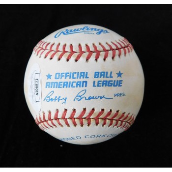 Jim Abbott Signed Official American League Baseball JSA Authenticated