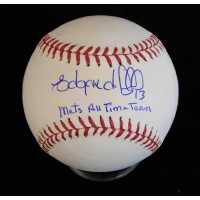 Edgardo Alfonzo Signed MLB Official Major League Baseball JSA Authenticated