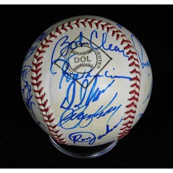 California Angels 1983 Team Signed Official League Baseball JSA Authenticated