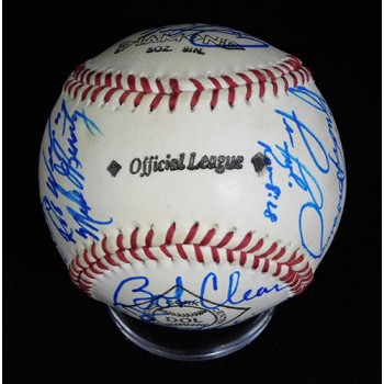 California Angels 1983 Team Signed Official League Baseball JSA Authenticated