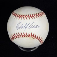 Rudy Arias Signed Official American League Baseball JSA Authenticated