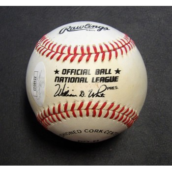 Gene Autry Signed Official National League Baseball JSA Authenticated Toned