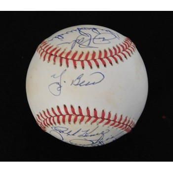 Berra Kiner Fingers Robinson Palmer Snider Signed Baseball JSA Authenticated