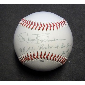 Stan Bahnsen New York Yankees Signed Official League Baseball JSA Authenticated