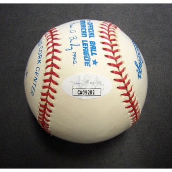 Clive Barker Actor Signed Rawlings Official American League Baseball JSA Authen