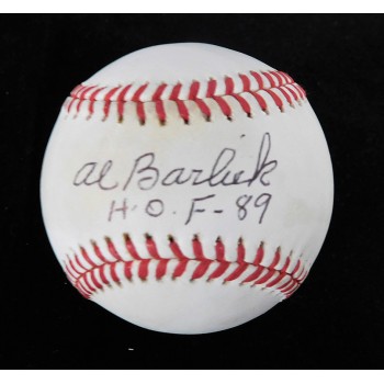 Al Barlick Umpire Signed Official American League Baseball JSA Authenticated