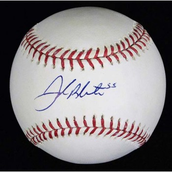 Joe Blanton Signed Major League Baseball In Blue Pen MLB Authenticated