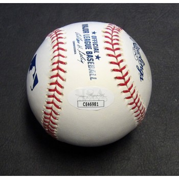 Julio Borbon Signed Rawlings MLB Major League Baseball JSA Authenticated