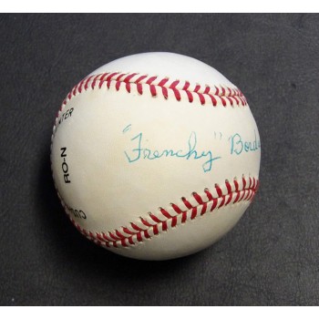 Frenchy Bordagaray Signed Rawlings National League Baseball JSA Authenticated