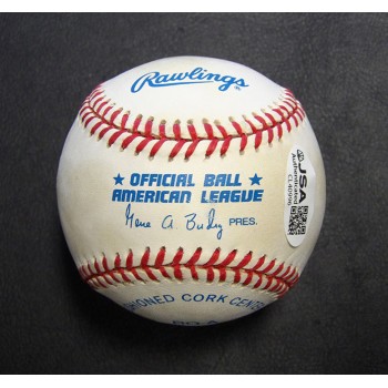 Shawn Boskie Signed Official Rawlings American League Baseball JSA Authenticated