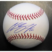 Chasen Bradford Signed Major League Baseball In Blue Pen JSA Authenticated