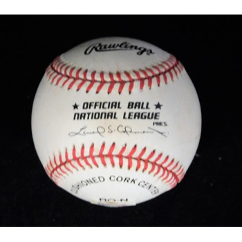 Ralph Branca and Bobby Thomson Signed National League Baseball PSA Authenticated