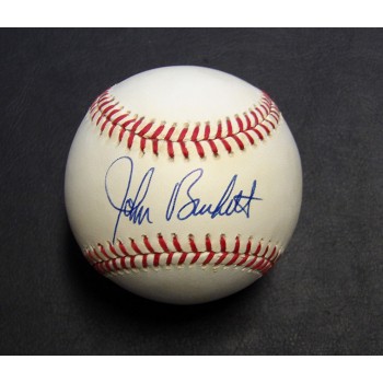 John Burkett Signed Official National League Baseball JSA Authenticated