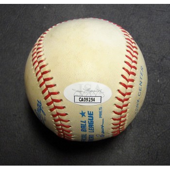 Jose Canseco Signed Rawlings American League Baseball JSA Authentic Just Kidding