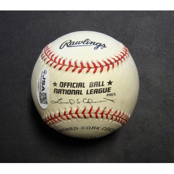 Gary Carter Signed Official National League Baseball JSA Authenticated Bleeding