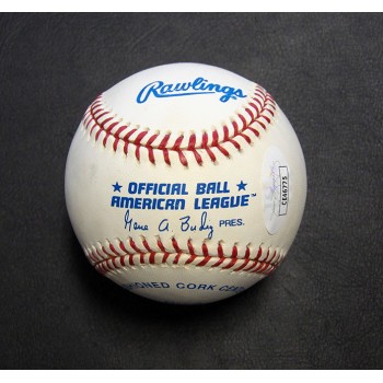 Joe Carter Signed Rawlings American League Baseball JSA Authenticated