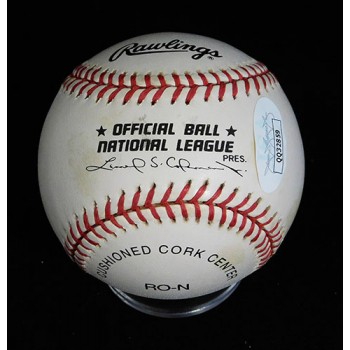 Jack Clark Signed Official National League Baseball JSA Authenticated