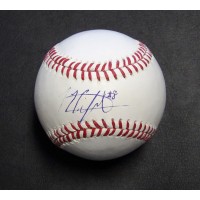 Michael Conforto Signed Rawlings Official Major League Baseball JSA Authentic