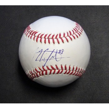 Michael Conforto Signed Rawlings Official Major League Baseball JSA Authentic
