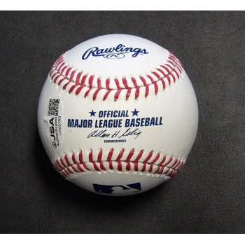 Michael Conforto Signed Rawlings Official Major League Baseball JSA Authentic