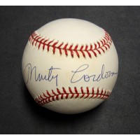 Marty Cordova Signed Official American League Baseball JSA Authenticated