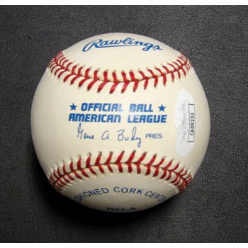 Marty Cordova Signed Official American League Baseball JSA Authenticated
