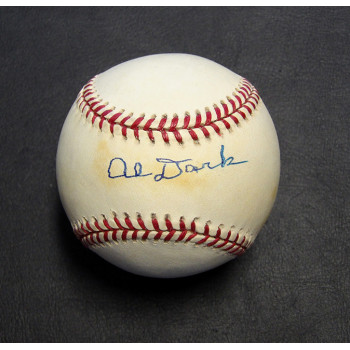 Alvin Dark Signed Official Rawlings American League Baseball JSA Authenticated