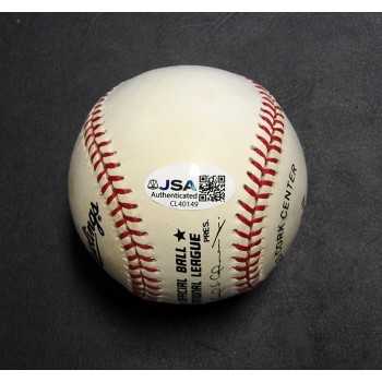 Alvin Dark Signed Official Rawlings National League Baseball JSA Authenticated
