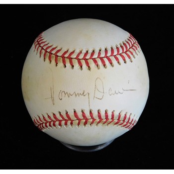 Tommy Davis Signed Official National League Baseball JSA Authenticated