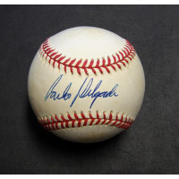 Carlos Delgado Signed Rawlings American League Baseball JSA Authenticated